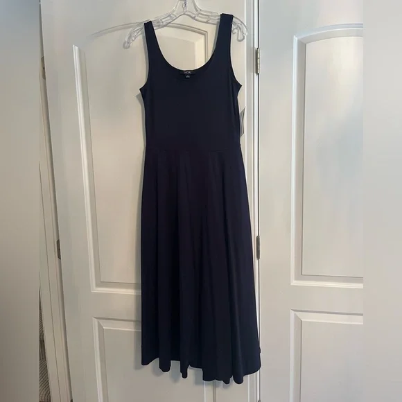 black midi length cocktail dress Elegant Janelle Midi Dress in Black - Perfect for Any Occasion